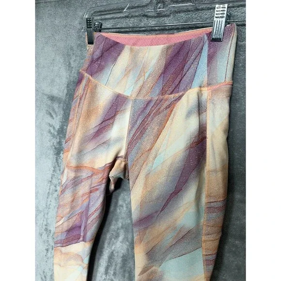 Calia by Carrie Underwood Abstract Marble Leggings Size Small - Picture 6 of 16